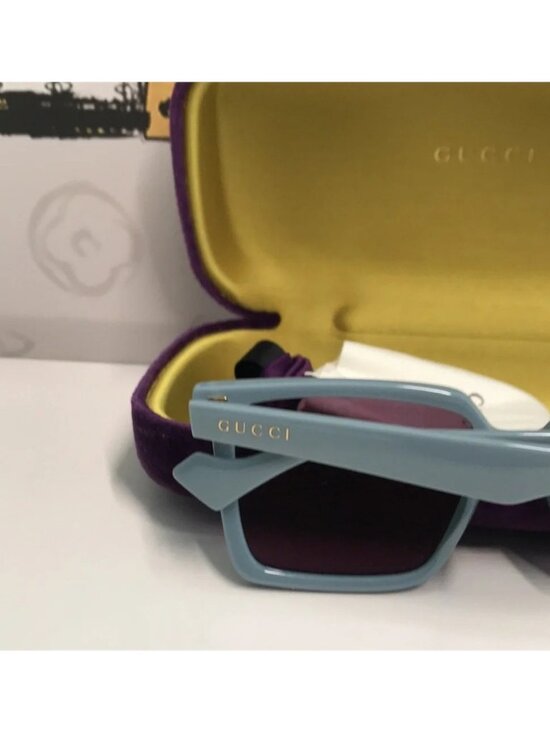 NEW AUTHENTIC Gucci Blue Square Sunglasses GG1540S 003 main image 7
